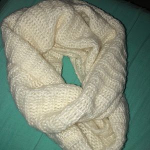 Cream infinity scarf